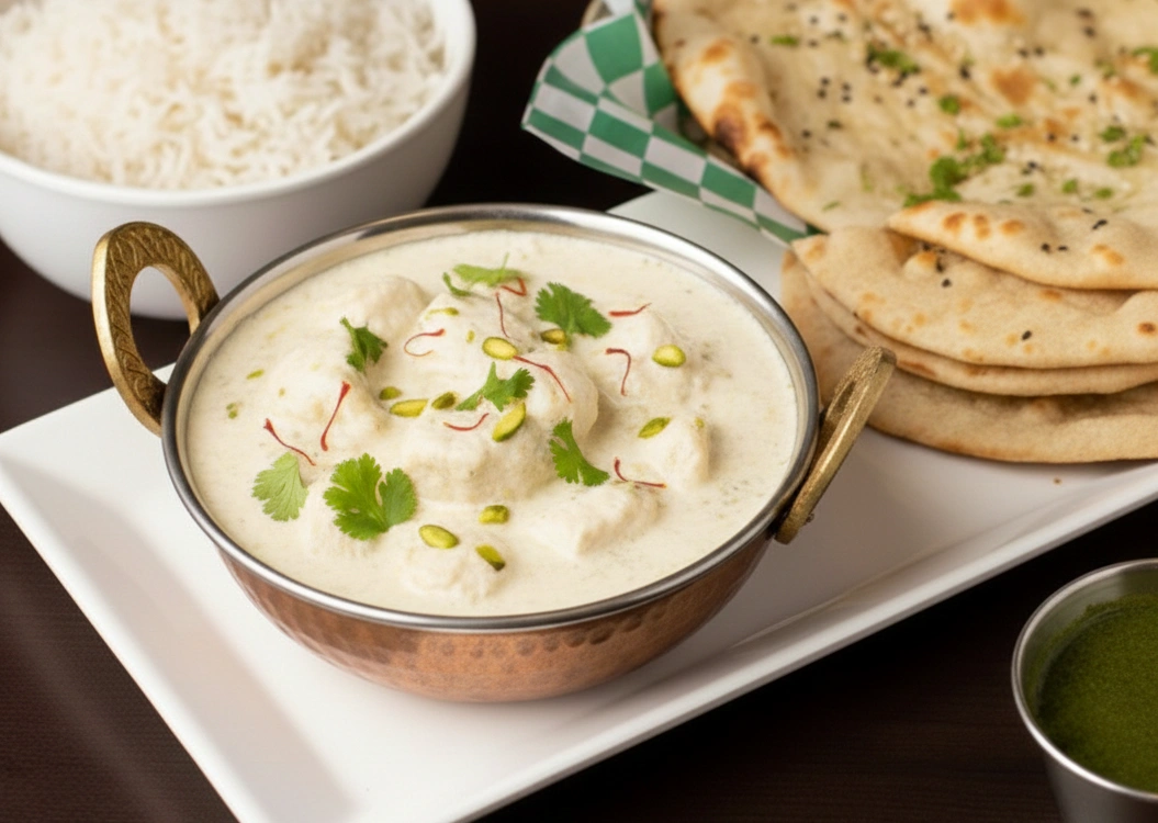 Saffron Malai Tikka at Tandoor House Restaurant & Banquet Hall in Winnipeg, MB